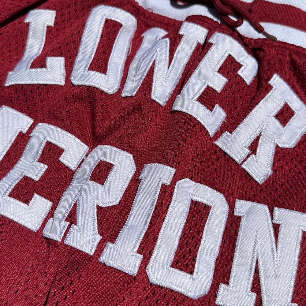 Kobe Bryant #33 Lower Merion HS Official Shorts Red Mens Size Large - Picture 8 of 8